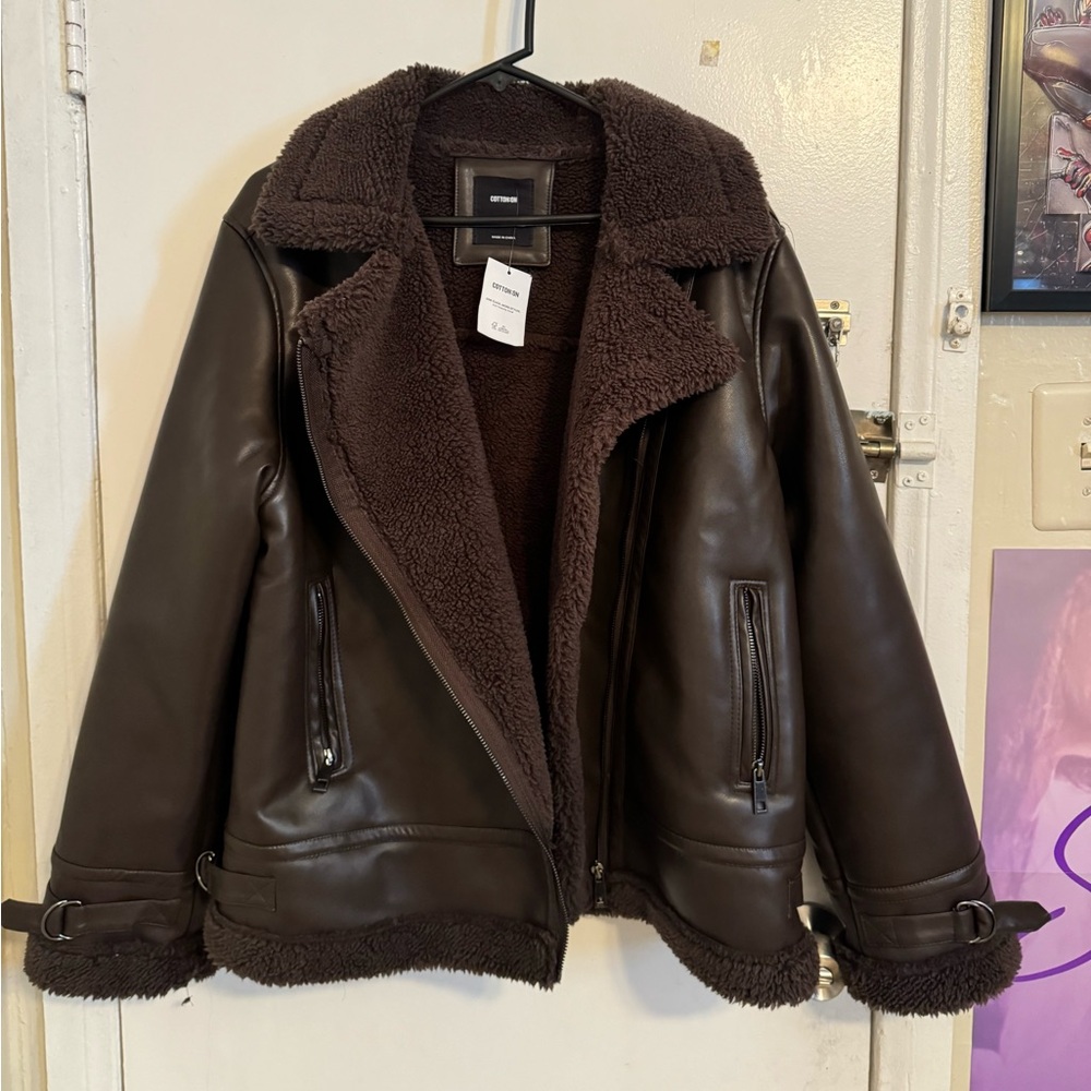 Dark Brown leather Jacket